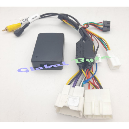 Global Byte Android Canbus with OEM MIC & Camera Retention / Activation Suitable for Renault Duster / Kwid / Triber top Model / Nissan Terreno With Camera Retention | CAN/AD-RN/DU-MIC